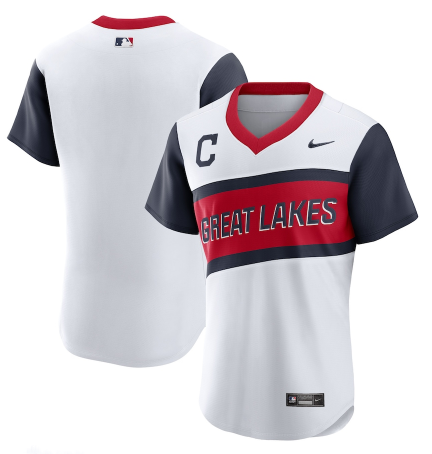 Men's Cleveland Indians Blank 2021 White Little League Classic Home Flex Base Stitched Baseball Jersey Men's Cleveland Indians Blank 2021 White Little League Classic Home Flex Base Stitched Baseball Jersey